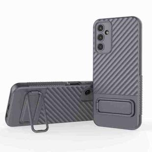 For Samsung Galaxy A14 5G Wavy Texture TPU Phone Case with Lens Film(Grey)