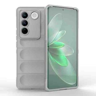 For vivo S16 Pro 5G Magic Shield TPU + Flannel Phone Case(Grey)