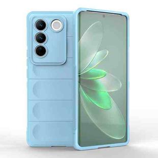 For vivo S16 Pro 5G Magic Shield TPU + Flannel Phone Case(Light Blue)