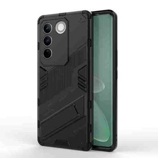 For vivo S16 Pro 5G Punk Armor 2 in 1 PC + TPU Shockproof Phone Case with Invisible Holder(Black)