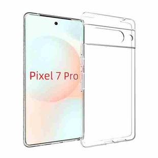 For Google Pixel 7 Pro Waterproof Texture TPU Phone Case(Transparent)