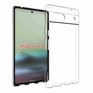 For Google Pixel 7a Waterproof Texture TPU Phone Case(Transparent)
