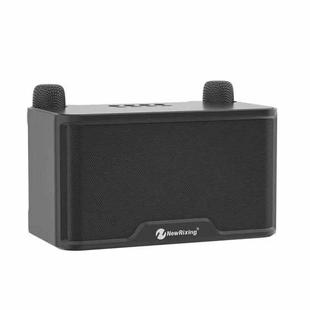 NewRixing NR8088 Wireless Microphone TWS Handheld Noise Reduction Smart Bluetooth Speaker(Black)