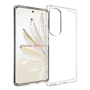 For Honor 80 Pro Waterproof Texture TPU Phone Case(Transparent)