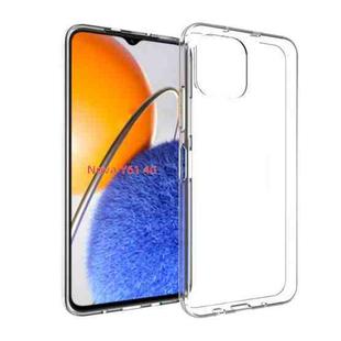 For Huawei Nova Y61 4G Waterproof Texture TPU Phone Case(Transparent)