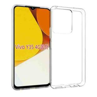 For vivo Y35 4G Waterproof Texture TPU Phone Case(Transparent)