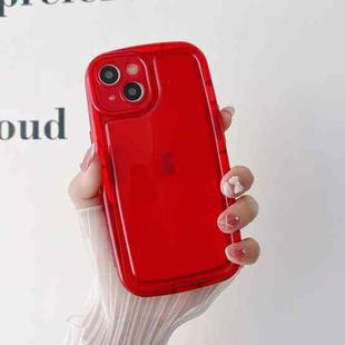 For iPhone 14 Pro Fat Man Airbag Clear TPU Phone Case(Red)