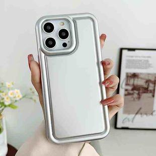 For iPhone 14 Car Painted Airbag TPU Phone Case(Silver)