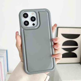 For iPhone 13 Car Painted Airbag TPU Phone Case(Grey)