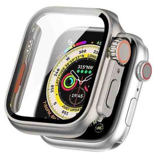 For Apple Watch Series SE 2 / 6 / SE / 5 / 4 40mm Tempered Film + PC Integrated Watch Protective Case(Starlight Color)