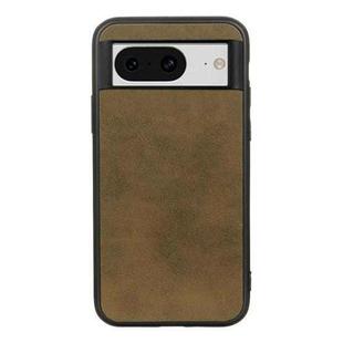 For Google Pixel 8 Two-color Calf Texture Shockproof Phone Case(Green)