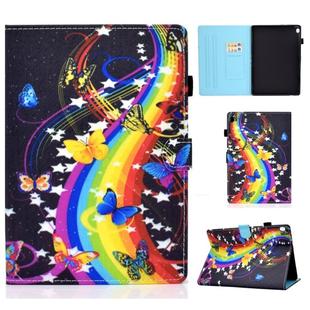 For Lenovo Tab M10 HD TB-X505F Colored Drawing Stitching Horizontal Flip Leather Case, with Holder & Card Slots & Sleep / Wake-up Function(Music Disc)