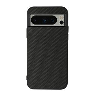 For Google Pixel 8 Pro Carbon Fiber Texture PU Phone Case(Black)