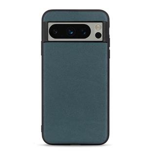 For Google Pixel 8 Pro Lambskin Texture Genuine Leather Phone Case(Green)