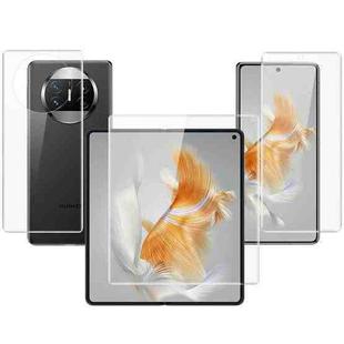 For Huawei Mate X3 imak Full Screen Hydrogel Film Outer Screen + Back + Inner Screen Protector Set