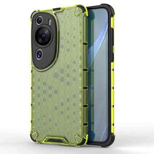 For Huawei P60 Art 4G Honeycomb Phone Case(Green)