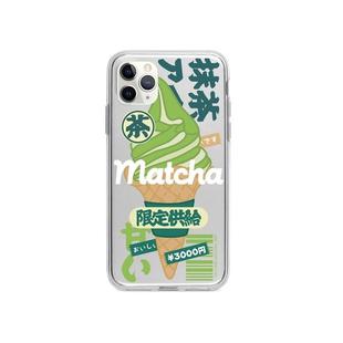 For iPhone 11 Lucency Painted TPU Protective(Matcha Ice Cream)