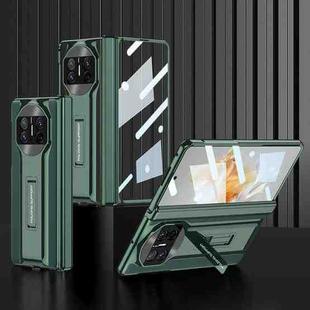 For Huawei Mate X3 GKK Integrated Magnetic Folding Supercar Phone Case(Green)