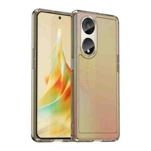 For OPPO Reno8 T 5G Candy Series TPU Phone Case(Transparent Grey)