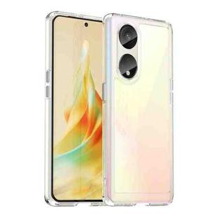 For OPPO Reno8 T 5G Colorful Series Acrylic + TPU Phone Case(Transparent)