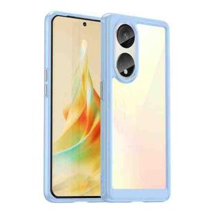 For OPPO Reno8 T 5G Colorful Series Acrylic + TPU Phone Case(Blue)