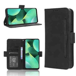 For Tecno Spark 10C Skin Feel Calf Texture Card Slots Leather Phone Case(Black)