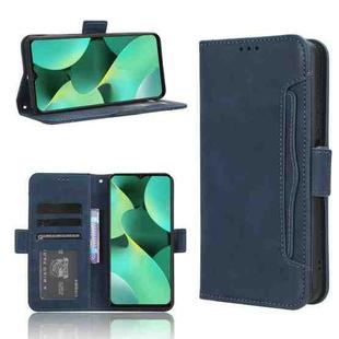 For Tecno Spark 10C Skin Feel Calf Texture Card Slots Leather Phone Case(Blue)
