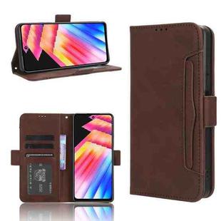 For Infinix Hot 30 4G X6831 Skin Feel Calf Texture Card Slots Leather Phone Case(Brown)