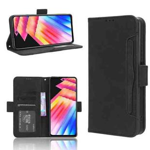 For Infinix Hot 30i / 30i NFC Skin Feel Calf Texture Card Slots Leather Phone Case(Black)