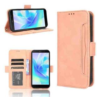 For Doogee X97 / X97 Pro Skin Feel Calf Texture Card Slots Leather Phone Case(Pink)