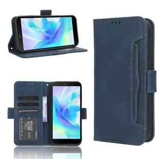 For Doogee X97 / X97 Pro Skin Feel Calf Texture Card Slots Leather Phone Case(Blue)