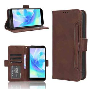 For Doogee X97 / X97 Pro Skin Feel Calf Texture Card Slots Leather Phone Case(Brown)