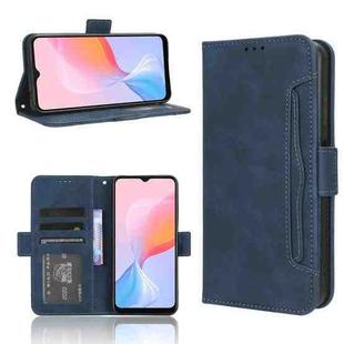 For Blackview A85 Skin Feel Calf Texture Card Slots Leather Phone Case(Blue)