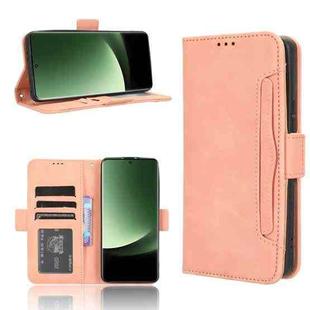 For Xiaomi 13 Ultra Skin Feel Calf Texture Card Slots Leather Phone Case(Pink)