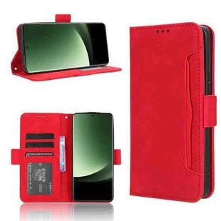 For Xiaomi 13 Ultra Skin Feel Calf Texture Card Slots Leather Phone Case(Red)