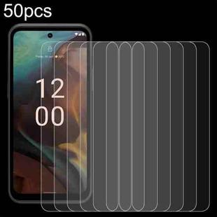 For Nokia XR21 50pcs 0.26mm 9H 2.5D Tempered Glass Film