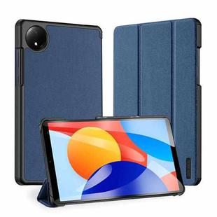 For Xiaomi Redmi Pad SE 4G DUX DUCIS Domo Series Magnetic Flip Leather Tablet Case(Blue)