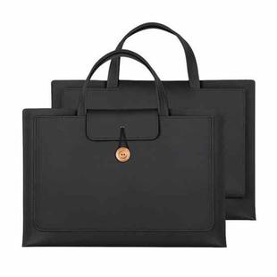 15-16 inch Universal Elastic Thread Button Portable Laptop Inner Bag(Black)