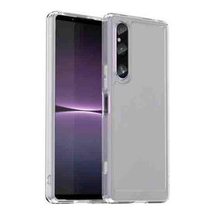 For Sony Xperia 1 V Candy Series TPU Phone Case(Transparent)