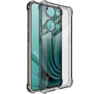 For OnePlus Ace 2V 5G imak Shockproof Airbag TPU Phone Case(Transparent Black)