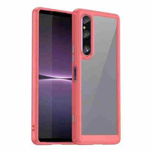 For Sony Xperia 1 V Colorful Series Acrylic + TPU Phone Case(Red)