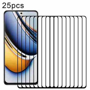 For Realme 11 Pro+ 25pcs 3D Curved Edge Full Screen Tempered Glass Film