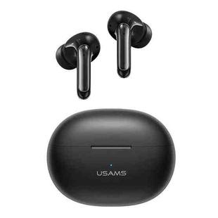 USAMS XD19 ENC Dual Wheat Noise Reduction TWS In-Ear Wireless Bluetooth Earphone(Black)