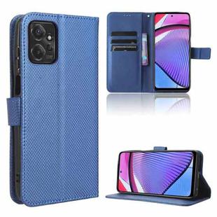 For Motorola Moto G Power 2023 Diamond Texture Leather Phone Case(Blue)