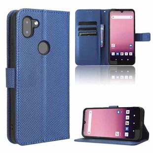 For Orbic Q10 4G Diamond Texture Leather Phone Case(Blue)