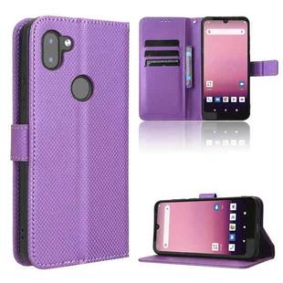 For Orbic Q10 4G Diamond Texture Leather Phone Case(Purple)