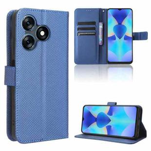 For Tecno Spark 10 4G Diamond Texture Leather Phone Case(Blue)