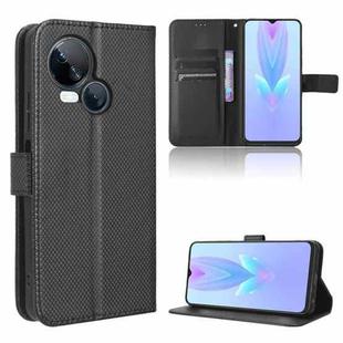 For Tecno Spark 10 5G Diamond Texture Leather Phone Case(Black)