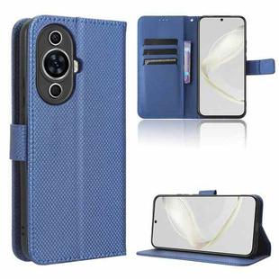 For Huawei nova 11 Pro Diamond Texture Leather Phone Case(Blue)