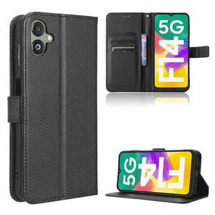 For Samsung Galaxy F14 Global Diamond Texture Leather Phone Case(Black)
